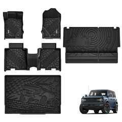 3W Custom-Fit TPE Floor Liners